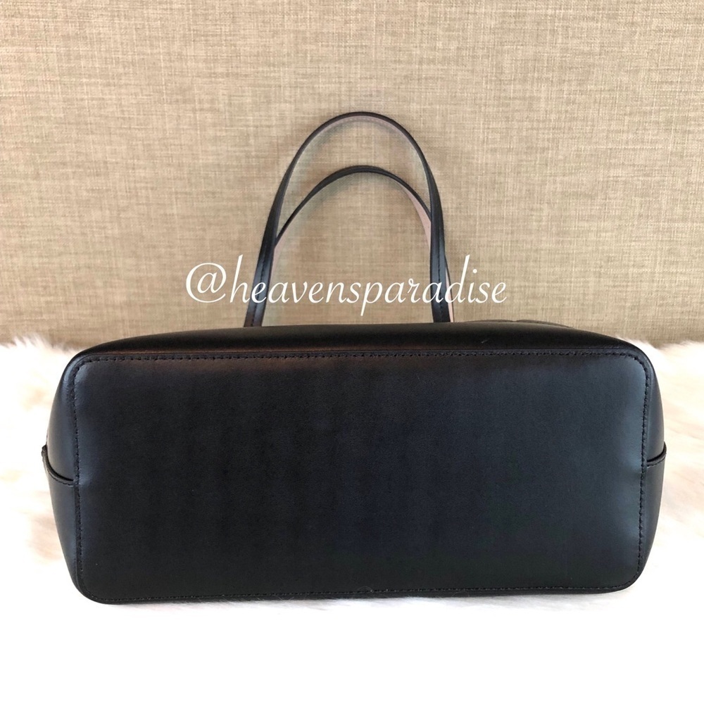 Kate Spade Bradbury Street Lida Black Leather Tote Shoulder Bag WKRU5203 - Picture 11 of 12